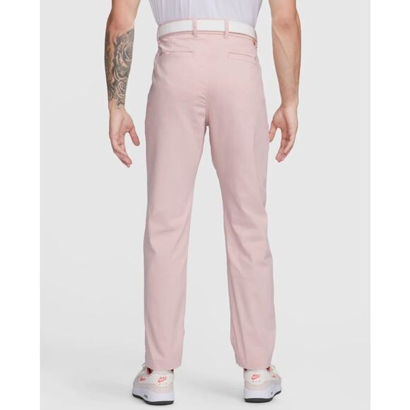 Nike Men's Dri-FIT Slim-Fit Golf Chino Pants Pink Size 34W 32L 34x32 New - Picture 2 of 7